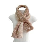 Full Finger Gloves Fake Collar Sweet Christmas Antlers Keep Warm Fluffy Earmuff Deer Cuffs Shawl(Black)