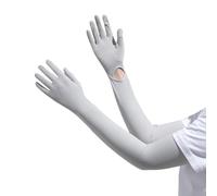Full Finger Sun Gloves - Soft Elastic UV Protection Sleeves, Lightweight Cooling Arm Covers for Women | Long Sunblock Gloves for Driving, Golf, Running, and Outdoor Sports, Comfortable Breathable