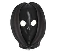 Full Head - Gorro negro para discoteca, máscaras, fiestas, escenario, disfraz, Negro, Talla única