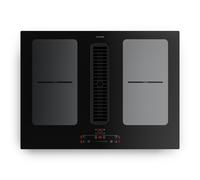 Full House 70cm Placa de Inducción con Extractor Integrado Negro