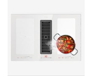 Full House 77cm Placa de Inducción con Extractor Integrado Blanco