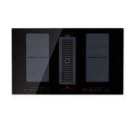 Full House 90cm Placa de Inducción con Extractor Integrado Negro