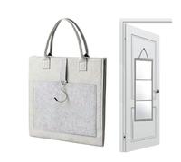 Full Length Mirror - Hanging Folding Reflective Panel, Acrylic Body Glass | Portable Foldable Lightweight Structure | Dormitory Bedroom Fitting Wardrobe Setup, Clear Image Generation Self Viewing Unit