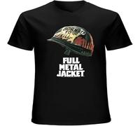 Full Metal Jacket T-Shirt Retro 1980s Vietnam Movie 100% Cotton tee Black L