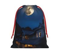Full Moon In Night - Bolsas de regalo con cordón para fiestas, bolsas especiales para caramelos, regalos de boda, Navidad