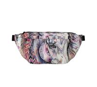 Full Moon Over Ocean Surface Midnight Sling - Bolsa cruzada para el pecho, bolsa de hombro, bolsa de viaje, riñonera, casual, ciclismo, senderismo, para hombres y mujeres, multicolor, Talla única