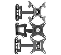 Full Motion TV Monitor Articulating Arms - Swivel Viewing Bracket, Tilt Display Holder, Extension Rotation Television Mounting Rack, Adjustable Wall Hanging Screen Positioning Support | Living Room