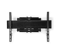 Soporte de Pared TV Nedis TVWM3551BK Movimiento Completo 37-80" Negro 35kg Inclinable VESA 600x400