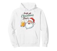 Full of Christmas Beer Santa Funny Holiday Vibes Beer Lover Sudadera con Capucha