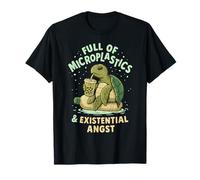 Full of Microplastics and Existential Angst Tortuga Camiseta