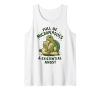 Full of Microplastics and Existential Angst Tortuga Camiseta sin Mangas