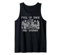 Full of Rage and Whimsy Boho Cottagecore Mushroom Whimsical Camiseta sin Mangas