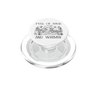 Full of Rage and Whimsy Boho Cottagecore Mushroom Whimsical PopSockets PopGrip para MagSafe