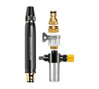Full Shower Watering - High Pressure Hose Nozzle | Adjustable Portable Powerful Sprayer | High Pressure Water Nozzle Hose Attachments For Car Yard Pathway Backyard Patio Lawn Driveway Garages