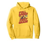 Full Speed Into First Grade Back To School First Day Boys Sudadera con Capucha