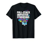 Full-Stack Imposter Syndrome Funny Developer Coding Camiseta