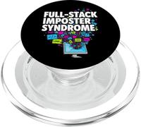 Full-Stack Imposter Syndrome Funny Developer Coding PopSockets PopGrip para MagSafe