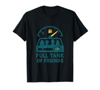 Full Tank of Friends Road Trip - Indicador de Combustible Camiseta