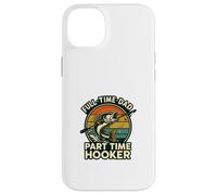 Full Time Dad Part Time Hooker Funny Fishing Retro Carcasa para iPhone 14 Plus