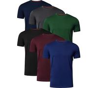 FULL TIME SPORTS Camisetas Manga Corta Hombre 6X Tshirt FTS-634-PACK-T2-XL