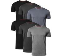FULL TIME SPORTS Camisetas Manga Corta Hombre 6X Tshirt FTS-634-PACK-T5-XXL