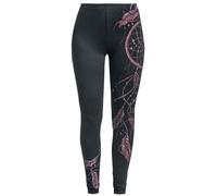 Full Volume by EMP Mujer Leggings Negros con Estampado de atrapasueños XL