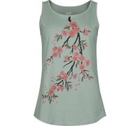 Full Volume by EMP Mujer Top Verde con Estampado Floral M