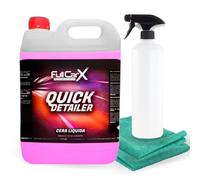 FULLCARX Quickdetailer 5 Litros Cera Líquida Quick Detailer Coche Alto Brillo, Efecto Instantáneo, Coating Protector Realza Color Pintura Carrocería, Uso Rápido Producto Limpieza Detailing Profesional