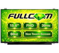 FULLCOM Nueva pantalla LCD de repuesto FHD 1920x1080 (no táctil) 15,6 pulgadas N156HCA-EAA (con soportes) 30 pines mate para Lenovo FRU: 00UR885 00UR886 SD10L82810 para portátil Pantalla LCD