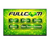 FULLCOM Pantalla LCD de repuesto de 16.0 pulgadas N160JCA-EEL 1920x1200 (16:10) 30 pines mate para portátil/pantalla/aplicación LCD