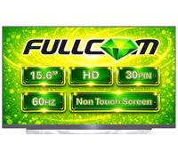 FULLCOM Pantalla LCD de repuesto HD 1366x768 (no táctil) de 15.6 pulgadas (sin soportes) 30 pines mate para HP 15-DY1076NR 15-DY1078NR 15-DY1086NR para ordenador portátil/pantalla/aplicación LCD