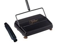Fuller Brush Barredora electrostática de alfombras y suelos con rotor de goma adicional - Camino de limpieza de 9 pulgadas - Ligero - Ideal para desastres húmedos y desastres - Funciona en alfombras y