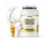 FullGas Aislado de Suero con Proteína de Clara de Huevo | Vainilla Smoothie | 900g | Sin Gluten | 100% Vegetariano