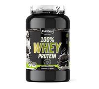 FullGas Concentrado de Proteína de Suero | Sabor Cookies & Cream | 1,8kg | 100% Whey Protein Concentrate | Incluye Dosificador | Vegetariano y Sin Gluten
