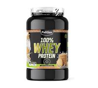 FullGas Concentrado de Proteína de Suero | Sabor Galleta María | 1,8kg | 100% Whey Protein Concentrate | Incluye Dosificador | Vegetariano y Sin Gluten