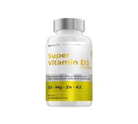 FullGas - Super Vitamina D3 | Magnesio, Zinc, D3 y K2 | 120 cápsulas