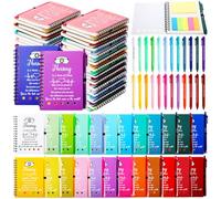 Fullhawl Regalo de agradecimiento a la enfermera, regalo de agradecimiento a granel para asistente de enfermería médica, cuaderno en espiral con nota adhesiva, bolígrafo inspirador para estudiantes de