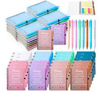 Fullhawl Regalo de agradecimiento a la enfermera, regalo de agradecimiento a granel para asistente de enfermería médica, cuaderno en espiral con nota adhesiva, bolígrafo inspirador para estudiantes de