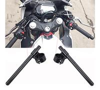 Fullibars kit semimanillares Φ 53mm compatibles con Ducati 748/848/916/996/998 moto horquilla Ø 53mm racer Semi manillares elevados 2.5cm inclinables 8 °,tubos Ø 22.2mm,CNC de Aluminio