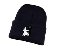 Fullmet-al Alchemi-st Gorra Invierno Hombre, Gorro Tejido Ultra Suave y Cómodo, Gorro Grueso y Térmica, para Bicicleta, Impresión(Black10)