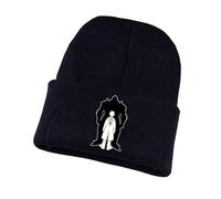 Fullmet-al Alchemi-st Gorro Hombre, Gorros Invierno Calentar de Punto con Estampado, Gorro Cráneo Elástico, para el Frio Extremo(Black13)