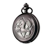 Fullmetal Alchemist Anime Cosplay accesorios de cuarzo reloj de bolsillo con cadena