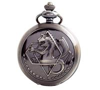 Fullmetal Alchemist Anime Cosplay accesorios de cuarzo reloj de bolsillo con cadena