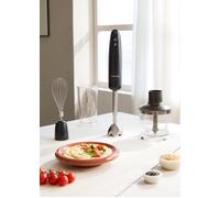 FULLMIX RETRO - Batidora De Mano 1000W Multifunción Con Accesorios Negro