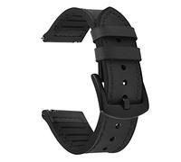 Fullmosa 20mm Correa Reloj Cuero y Silicona,Pulsera Reloj Híbridas de para Garmin Vivoactive 5/3 40mm/3/3 Music,Garmin Venu/2 Plus;Samsung Galaxy Watch FE 40mm/7/6/5/4/3