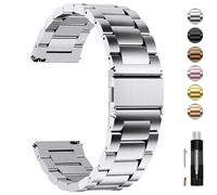 Fullmosa 22mm Correa Acero Inoxidable Para Reloj