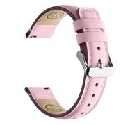 Fullmosa Correa de reloj de 18 mm con cierre rápido compatible con Venu 3S 2S/Vivoactive 4S/3S, H, pulsera Yola Series, rosa + hebilla plateada