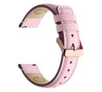 Fullmosa Correa de reloj de 18 mm con cierre rápido compatible con Venu 3S 2S/Vivoactive 4S/3S, H, pulsera Yola Series, rosa + hebilla de oro rosa