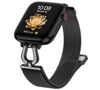 Fullmosa Correa Metálica Para Apple Watch 40mm 41mm 38mm 44mm 45mm 42mm 46mm 49mm,Correa Milanesa para Mujer, con Hebilla Magnética y Cierre Malla para iWatch Ultra SE Series 10 9 8 7 6 5 4 3 2 1