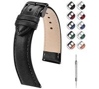 Fullmosa Correa Reloj 22mm, Correa de Cuero Vintage Reemplazo Compatible con Garmin Forerunner 255/265,Samsung Gear S3 Classic/Frontier/Galaxy Watch 46mm